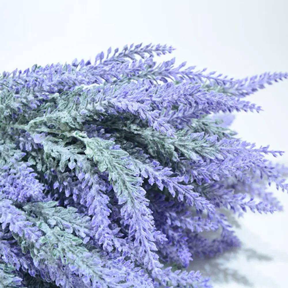 

1pc Plastic Romantic Artificial Lavender Flower Simulation Fake Flowers Bouquet Wedding Birthday Party Home Decoration