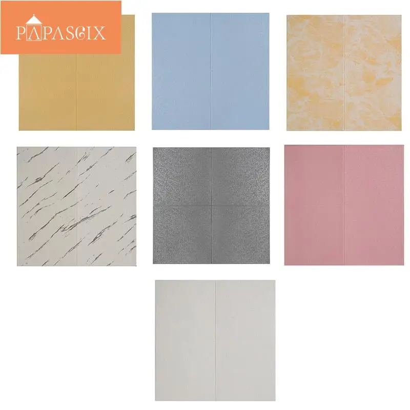 

3D Wall Sticker 70x70cm Pattern Bedroom Decoration Waterproof Self-adhesive Wallpaper For Living Room Kitchen TV Backdrop