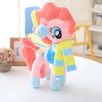 party edition unicorn pinkie pie anime big eyes cartoon figure stuffed animals horse plush doll kids toys 36cm