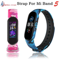 new 20 colors wrist strap for miband 5 xiaomi mi band 5 smart bracelet 5 silicone smart watch accessories replacement wristband