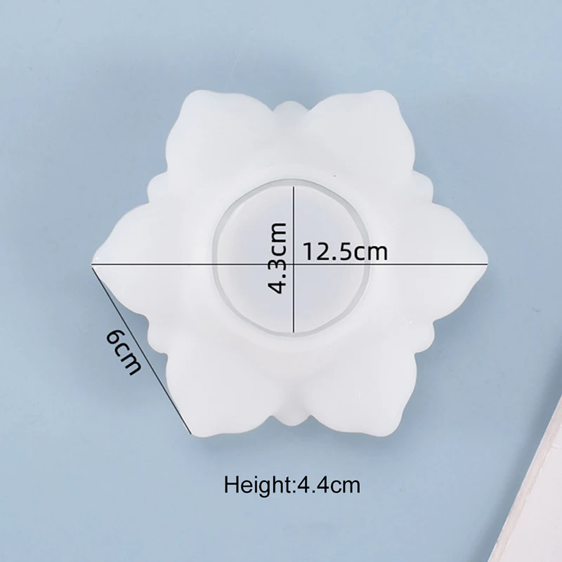 

Creative Table Decoration Silicone Tray Mold For Resin Handmade Flower Storage Box Casting Silicone Mould DIY Crafts