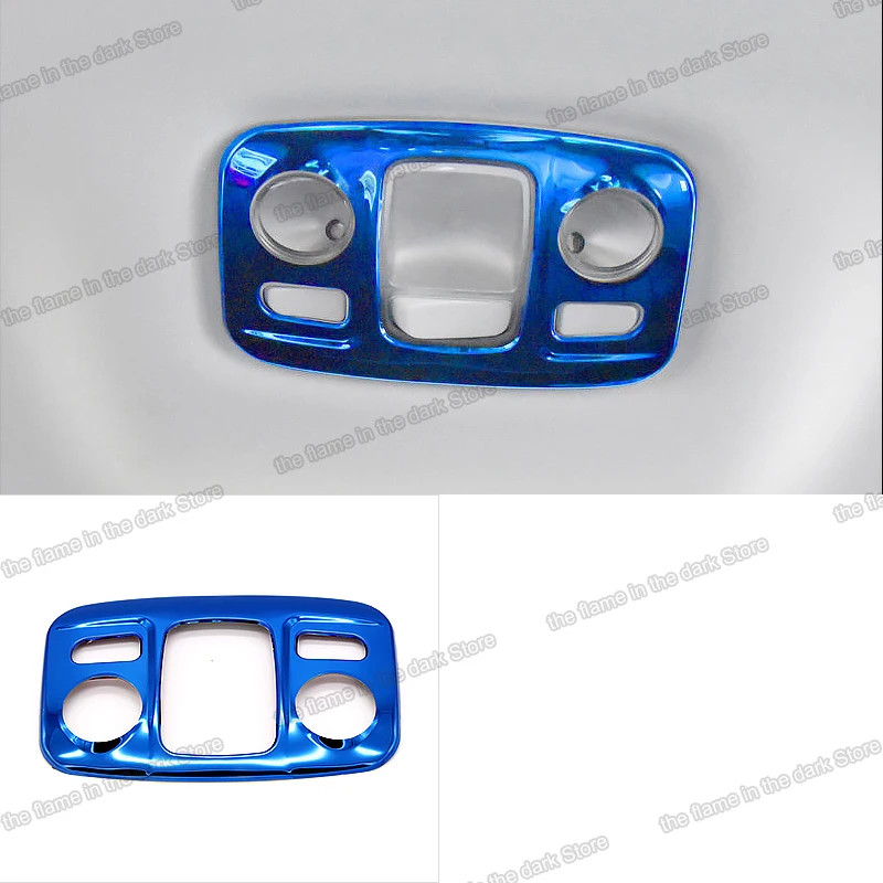 

Lsrtw2017 Stainless Steel Roof Reading Light Frame Trims for Peugeot 3008 5008 2017 2018 2019 Accessories Auto Styling