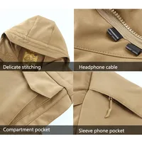 Мужская, водонепроницаемая тактическая куртка#4