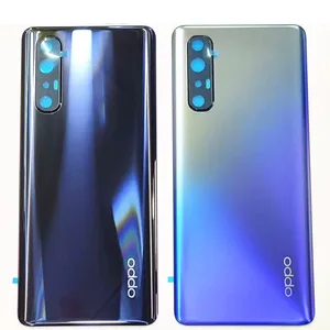 100 original back cover for oppo find x2 neo rear battery cover panel back housing door case with adhesive for oppo find x2 neo free global shipping