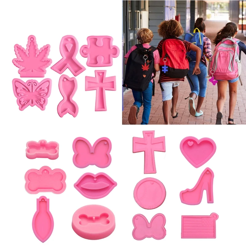 

Набор силиконовых форм для ключей, 6 шт., с отверстием