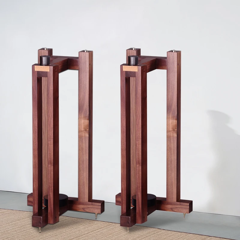 S-005 Cl-04 черный орех однотонное платье с длинными рукавами и дерева Треугольники