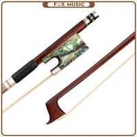44 violin bow ipe stick aa grade white mongolia horsehair abalone shell frog slide lizard skin grip cupronickel accessories