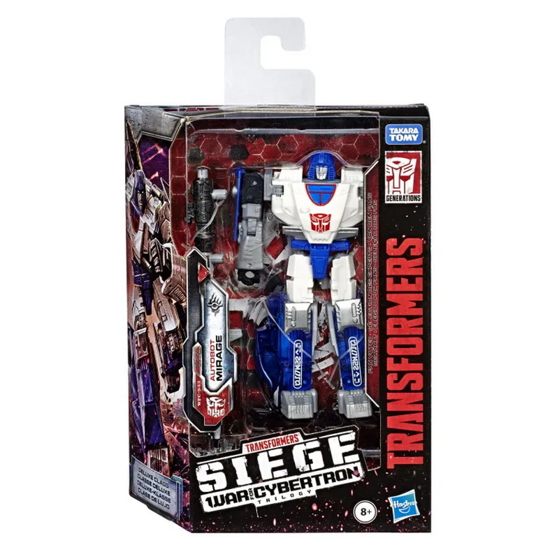 

Hasbro Transformers Siege Cybertron Earthrise Deluxe Mirage Transformation Desformation Autobot Robot Action Figure Model Toys