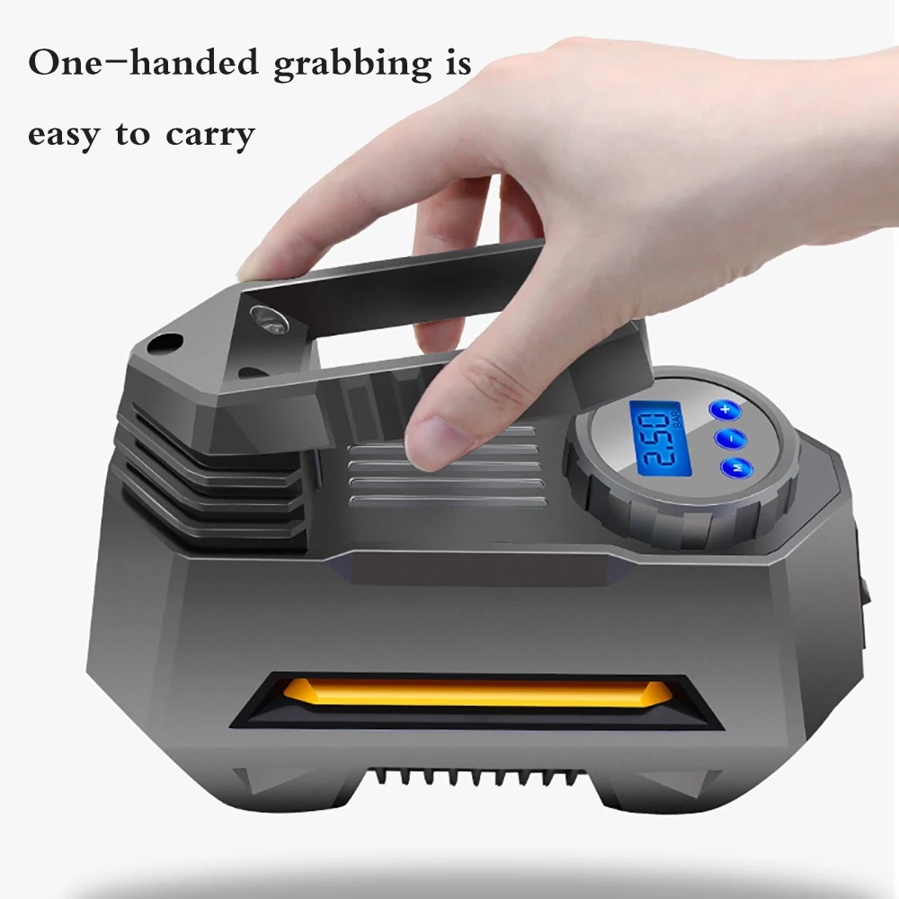 Портативный автомобильный ручной воздушный насос с зарядкой для автомобильных