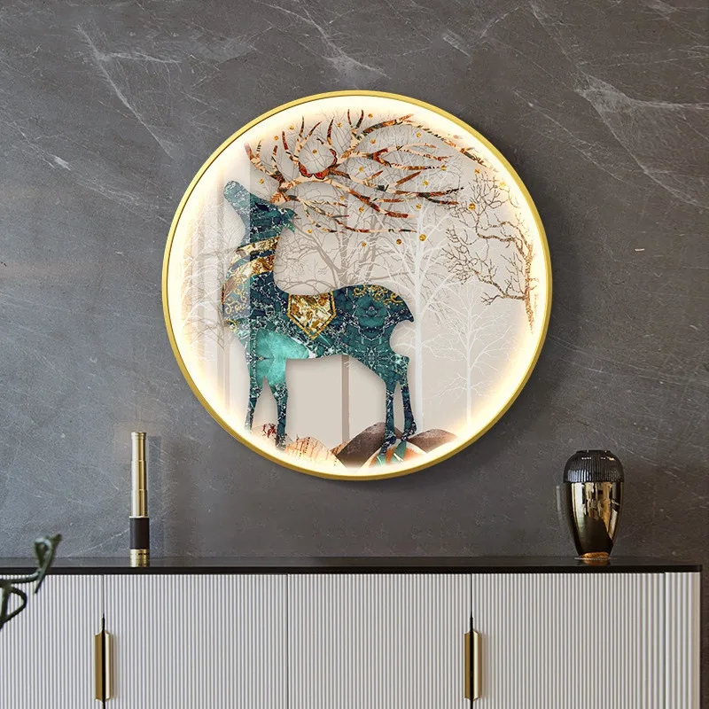 

Elk Wall Lamp Room Decoration Lamp Retro Decorative Lights Wall Lamp Led Light for Bedroom Bedside Wall Sconces Interior Light
