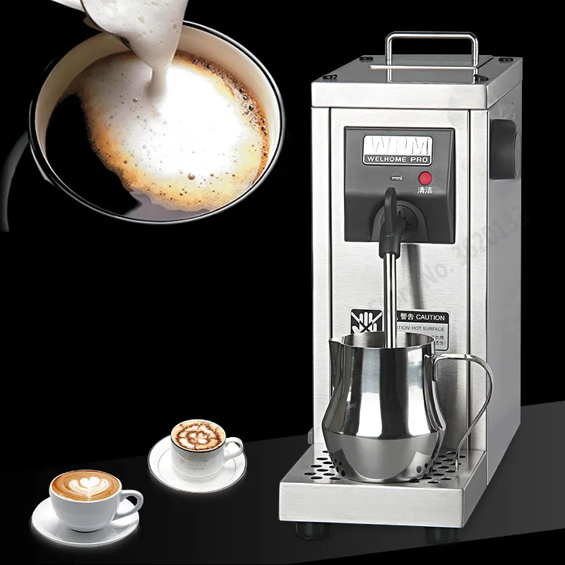 

Commercial Electric Milk Frother 4Bar Pump Pressure Steam Foam Maker Cappuccino Fancy Espresso Coffee Milk Foamer WPM MS-130D