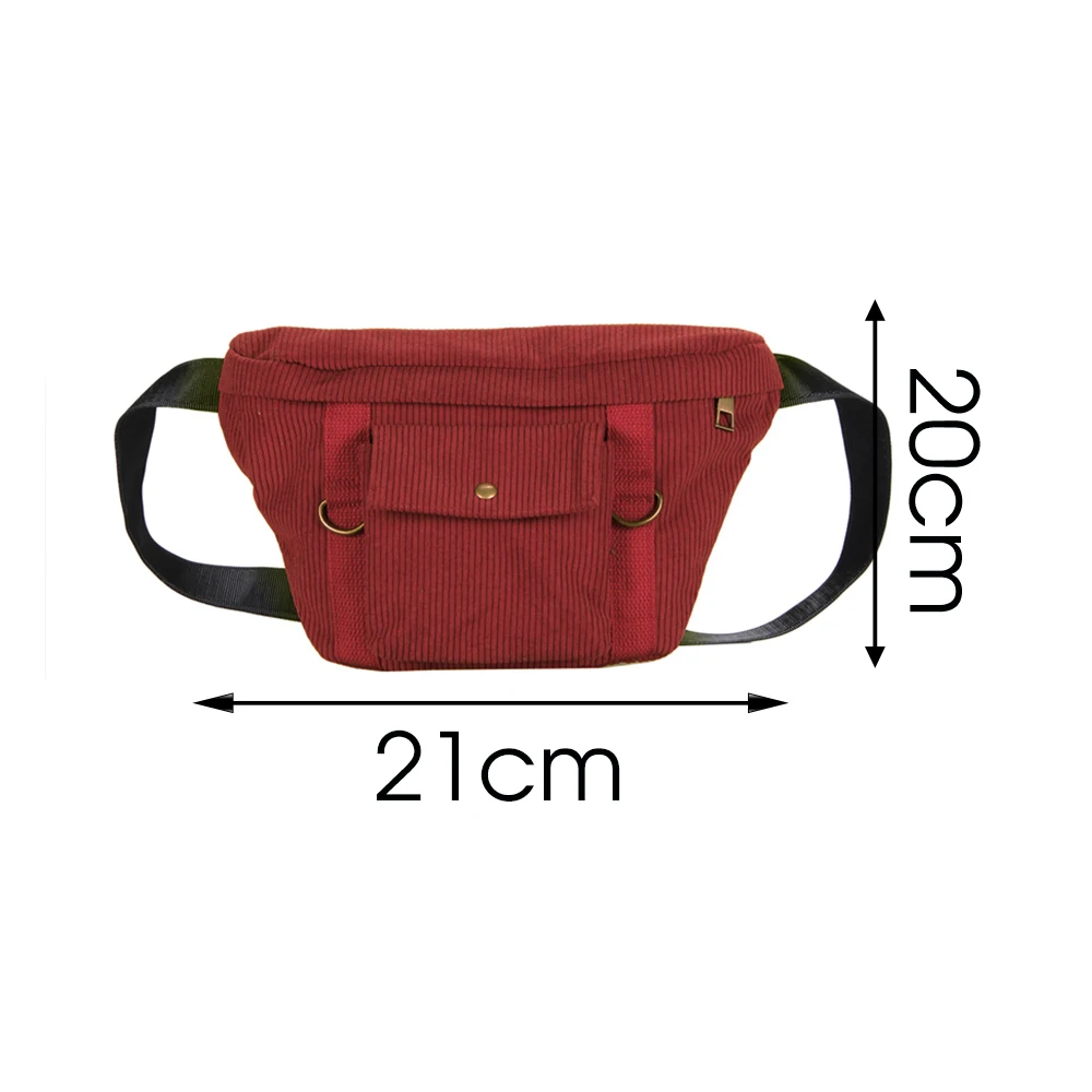 Вельветовые поясные сумки для женщин 2020 модные женские телефона дорожные