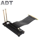 Материнская плата Riser PCIe 3,0 X16 для графического процессора, RTX 3060 3090 3070 для майнинга, ETH PCI-E 16x гибкий Удлинительный кабель с 6-контактным питанием