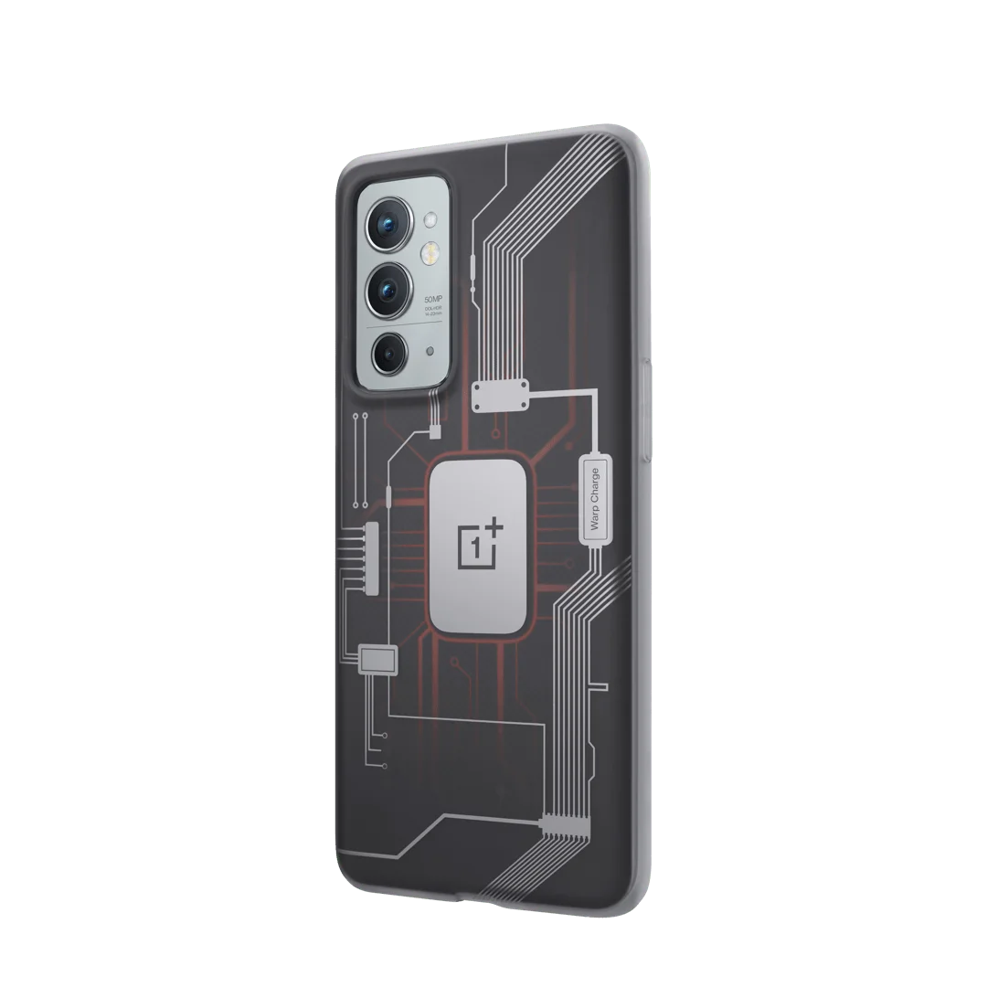 MT2110 Sandstone Black OnePlus 9RT Case Original Super Circuit Board Protection Back Cover 3D Screen Protector Tempered Glass