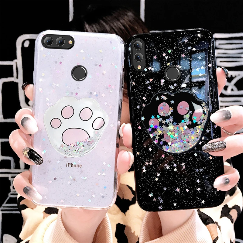 Чехол для Huawei P Smart прозрачный мягкий чехол Plus 2018 2019|Бамперы| |