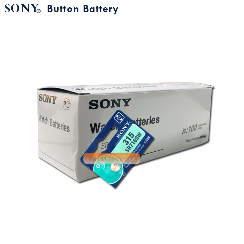 10 шт. Sony 100% оригинал 315 SR716 SR716SW EP2012 D315 часы Батарейная кнопка монетница сделано в