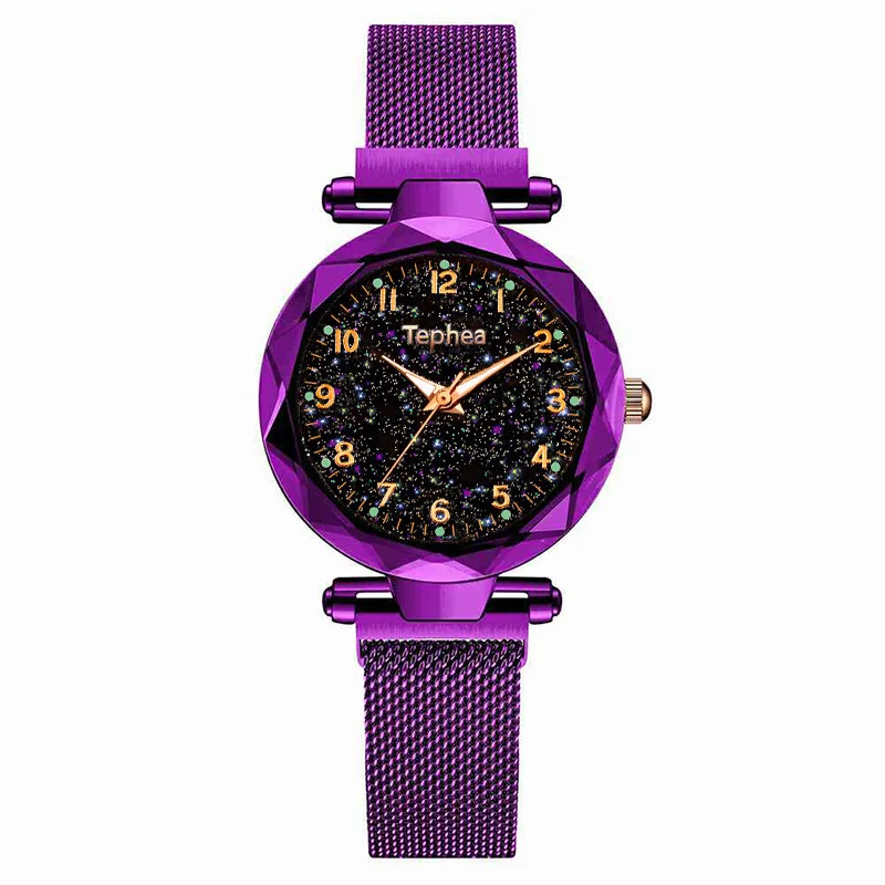 Часы женские кварцевые с магнитной пряжкой и римскими цифрами|Женские наручные