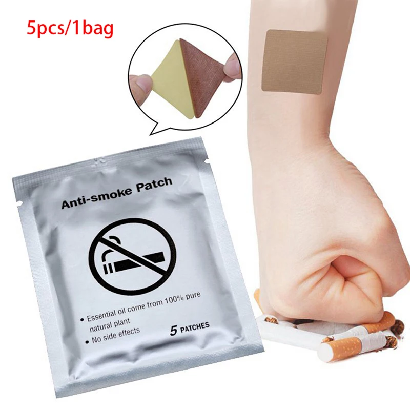 

5pcs/ bag 100% Natural Ingredient Anti Smoke Patches to Quit Smoking Herbal Medical Plaster