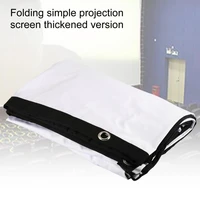 h120c projector screen thick foldable design wide viewing area 120 inch 169 durable simple projection curtain for travel