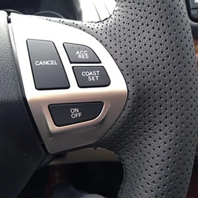 Чехол LUNDA на руль из искусственной кожи для Mitsubishi ASX Lancer Outlander Pajero | Автомобили и