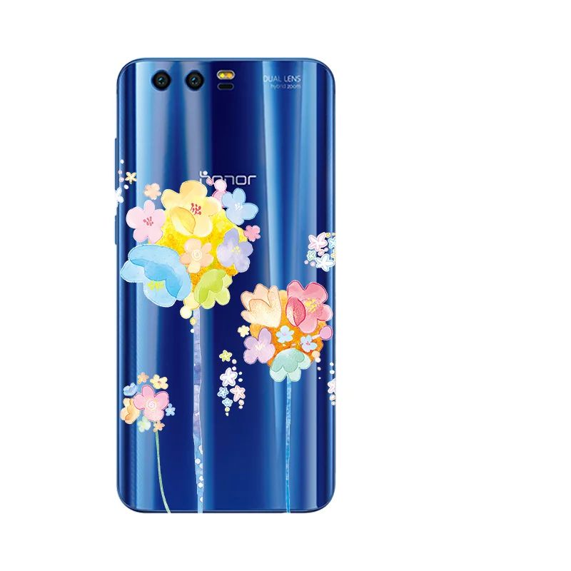 For Huawei Honor 9 honor9 5.15 inch Case Soft Silicon TPU back Cover honor Phone Cases coque bumper |