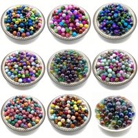 46810 mm mixed color round glass beads for jewelry making diy earrings bracelets and necklace accessories