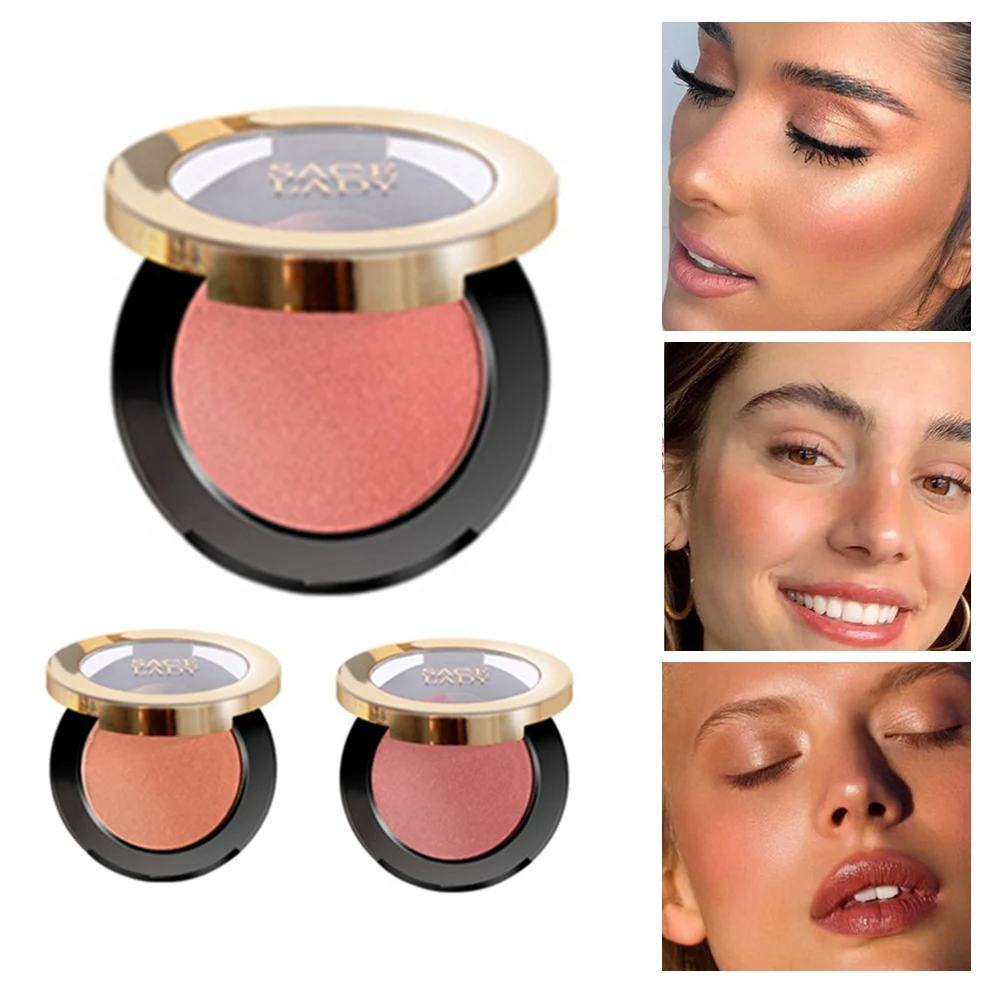 

Powder Blush Natural Color Glow for All Skin Tones Long Lasting Cheek Blush for Reddish Look Perfect Gift for Girls Women