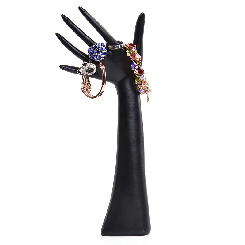 Смола Женский манекен руки Дисплей модель кольца для браслетов и ожерелий