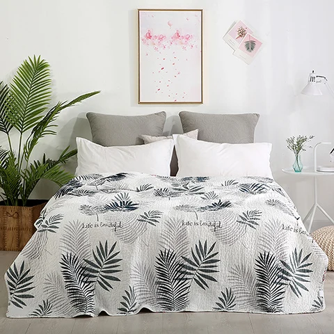 bedspread 7 Простое модное постельное белье из хлопка, 1 предмет, превосходный комплект из хлопка, всесезонный, Премиум хлопок, постельное белье, King Queen78* 86" - Цвет: bedspread 7