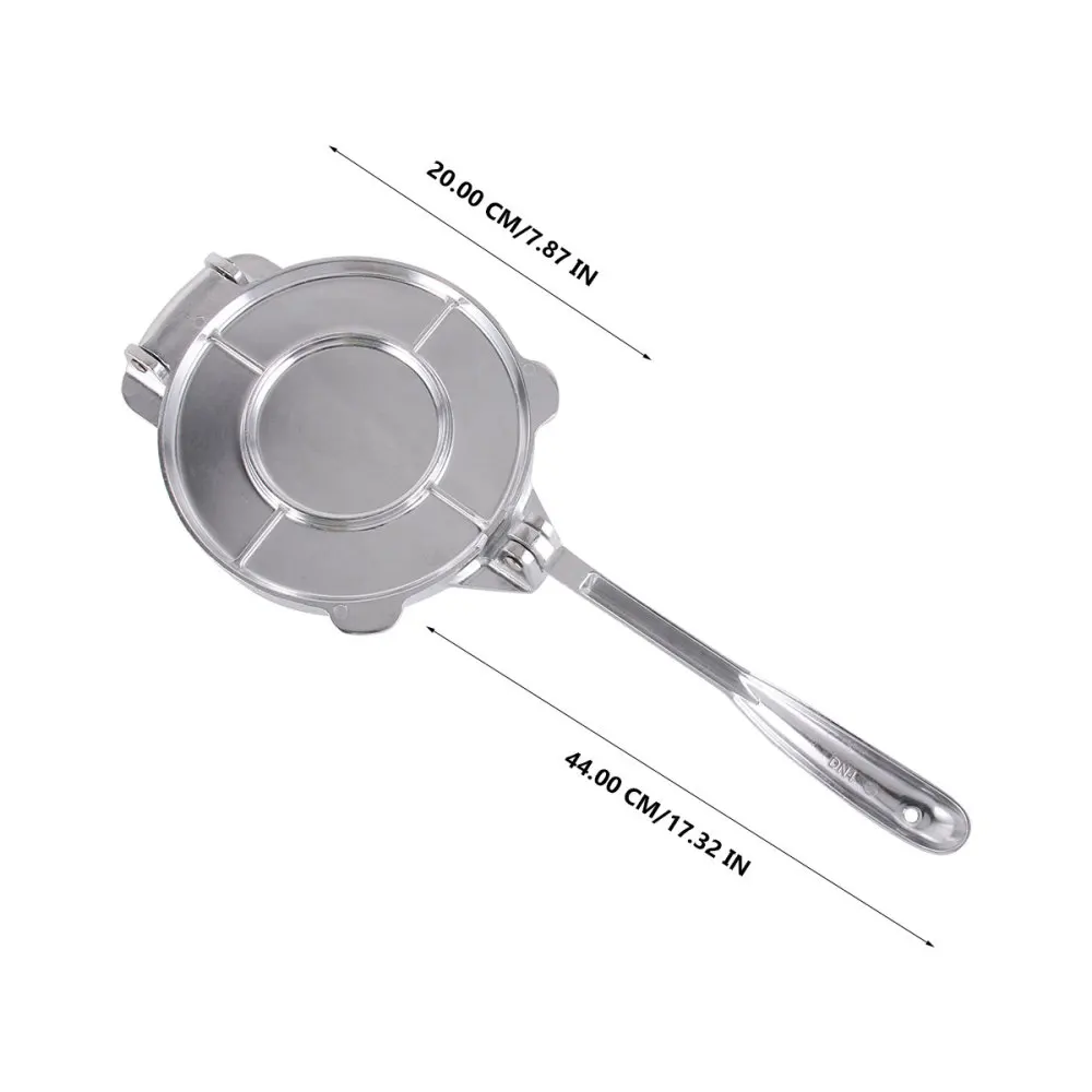 

Folding Aluminum Maize Tortilla Maker Durable Pie Press Machine Kitchen Supply