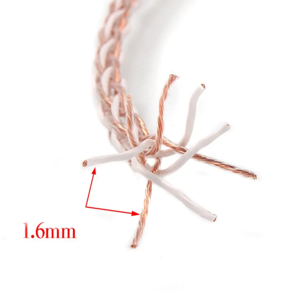 Hi End 4TC OCC медный проводной кабель для Fi усилителя аудиоколонки проигрыватель