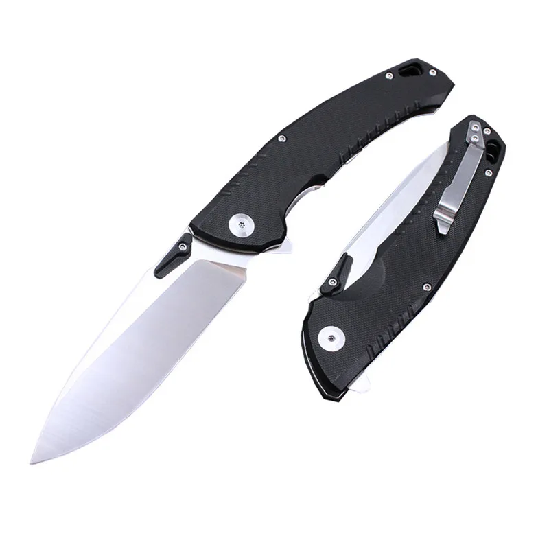 

2021 New D2 Folding knife CNC precision machining G10+ steel Handle Multifunction Outdoor Hunting knives EDC Pocket Tool
