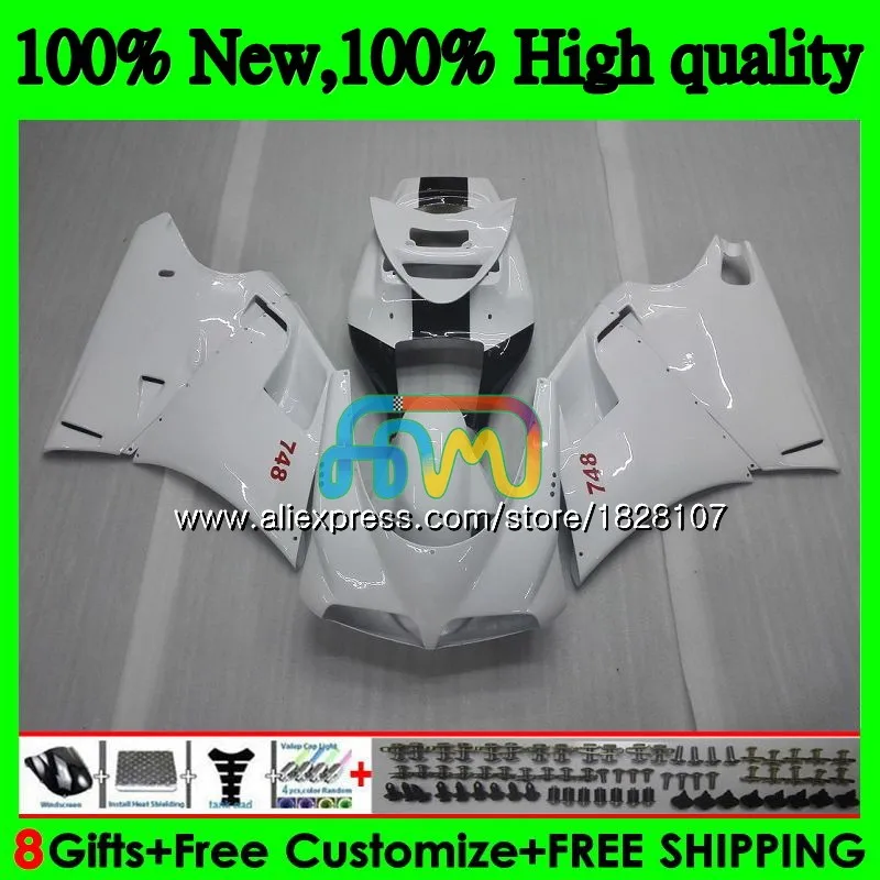 

748 853 For DUCATI 916 996 94 ALL white sale 95 96 97 98 99 02 71BS.6 998 S R 1994 1995 1996 1997 1998 1999 00 2001 2002 Fairing