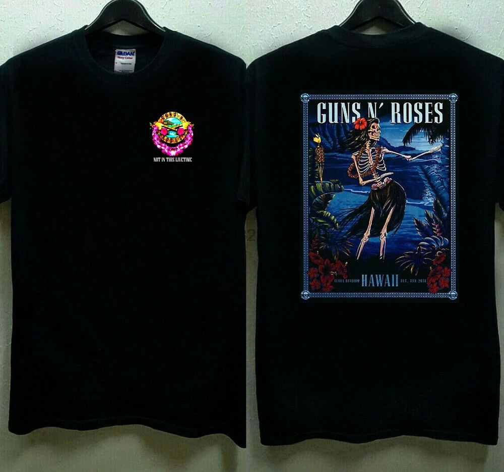 Футболка Guns N Roses Lithograph Гавайский концерт 12 8 2018 |