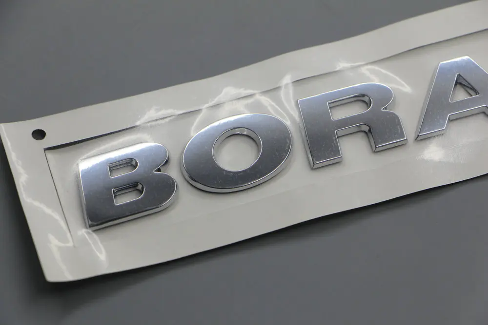 Наклеить на багажное отделение Bora надпись BORA стикеры автомобильные Логотипы