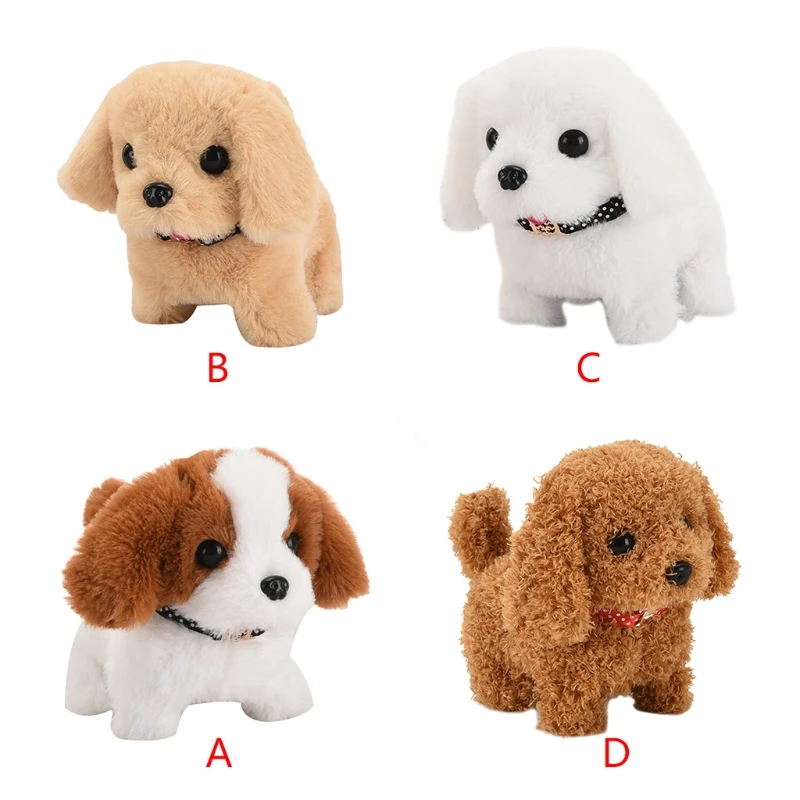Walking Barking Cute Puppy Pet Dog Toy with Battery Control 