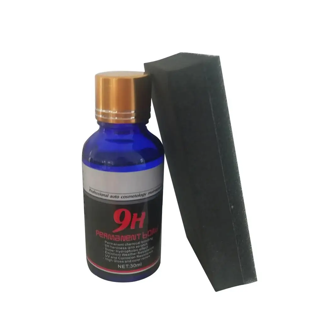 Нанополироль 9H для автомобиля жидкое гидрофобное покрытие автомобильного