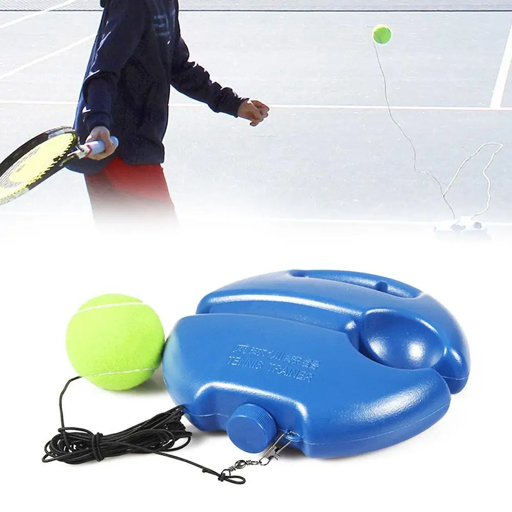 

Heavy Duty Tennis Training Tool Exercise Tennis Ball Sport Self-study Rebound Ball With Tennis Trainer Baseboard Sparring Device