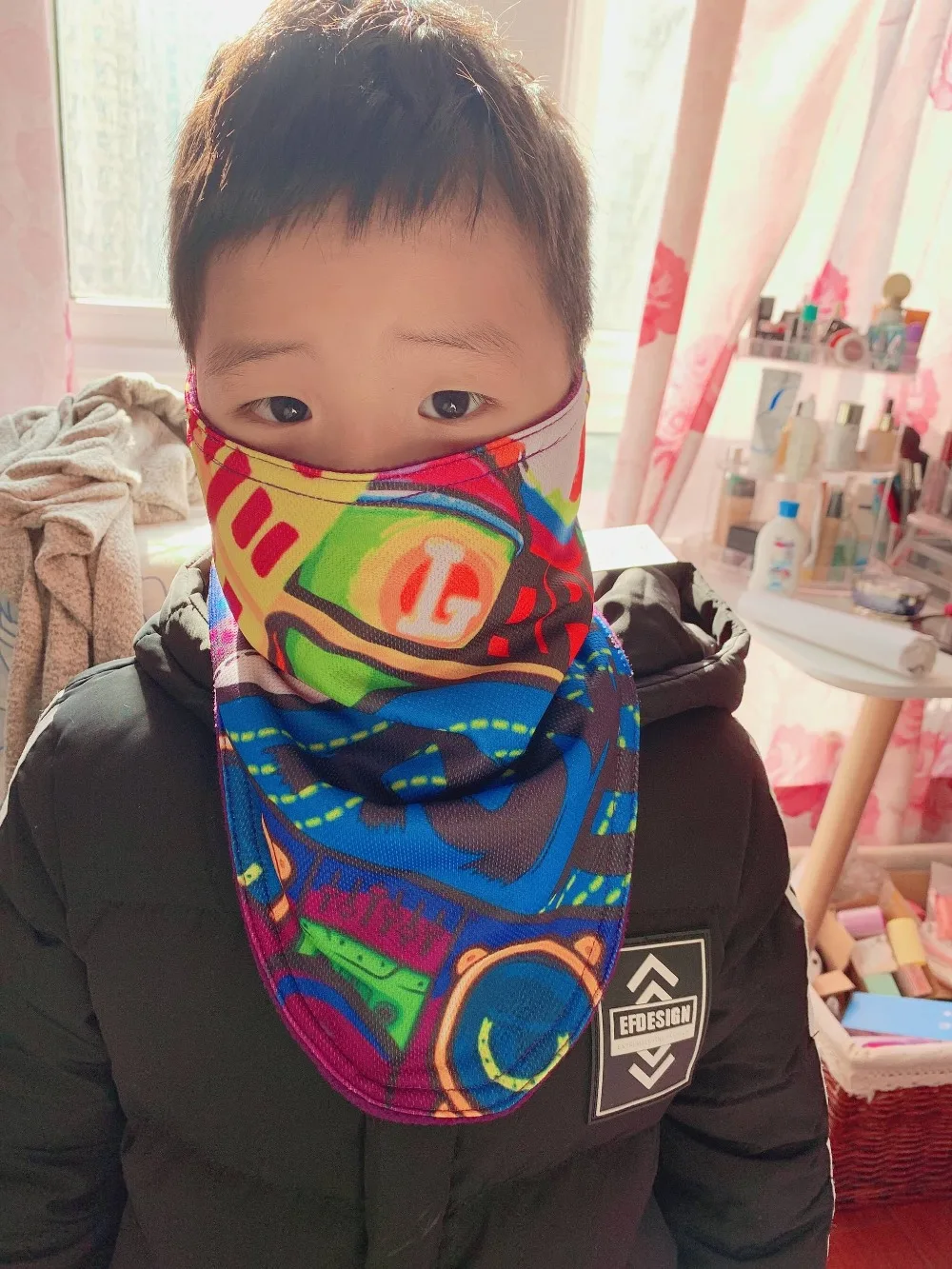 Adult Ski bicycle Face Mask Cycling Winter Warm bike Scarf Protection half Face Mask Snowboard Hood Balaclavas mens kids women