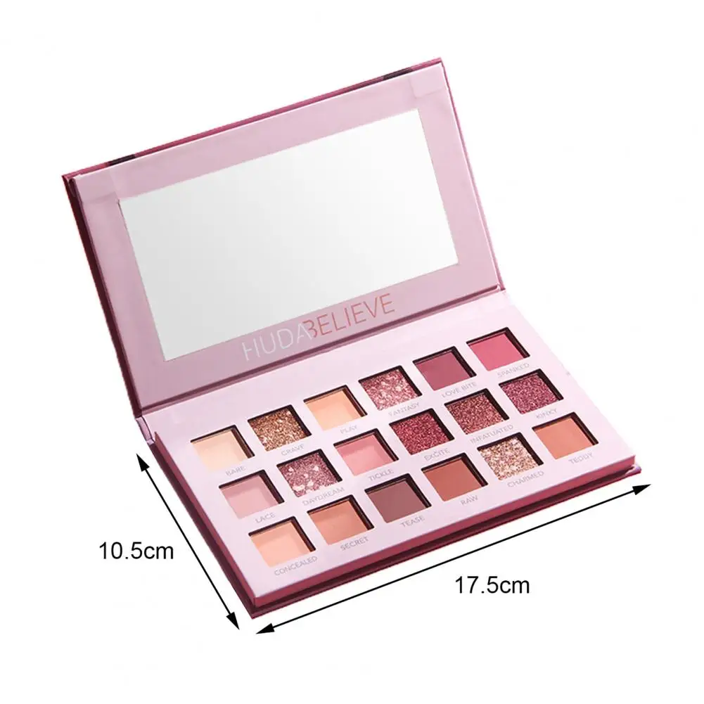 19 7 г блестящие тени для век Палитра стойкая водостойкая минеральная пудра 18