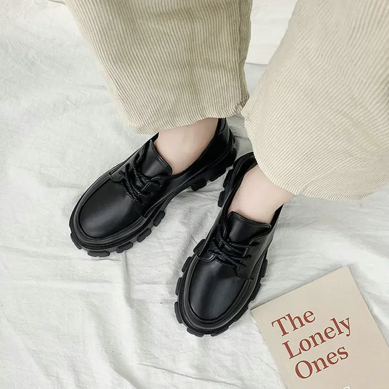 Женские кожаные туфли Женская обувь на платформе Роскошные брендовые