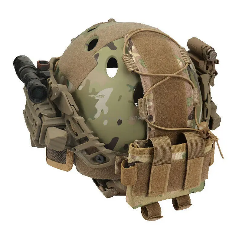 Тактический чехол MK2 для аккумулятора шлема страйкбола охоты камуфляжной