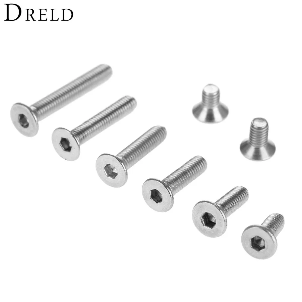 Болты M3 из нержавеющей стали с шестигранной головкой 100 шт. М3 для крепления