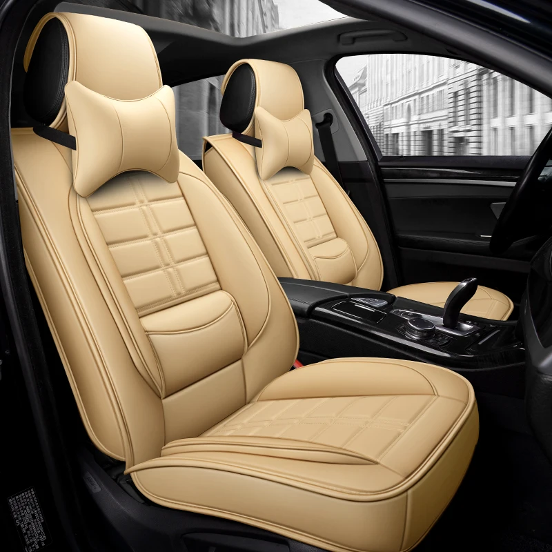 Новые чехлы для автомобильных сидений из искусственной кожи для Opel antara GRANDLAND X meriva a b omega a b vectra a b c saab 9-3 9-5
