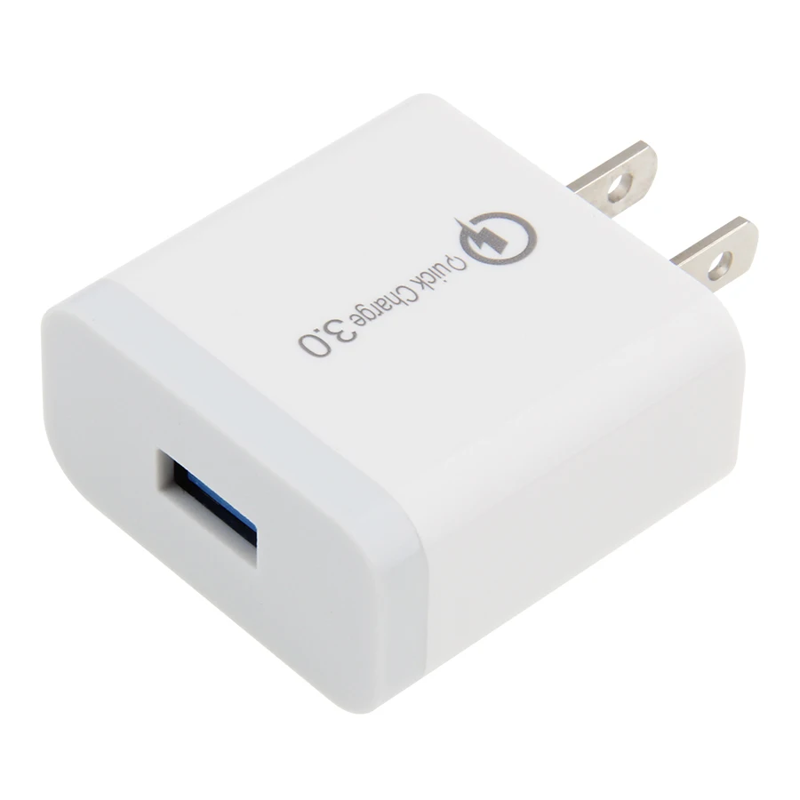 

Адаптер для быстрой зарядки QC3.0 Mini USB, штепсельная вилка стандарта США, дорожное настенное зарядное устройство мобильный телефон для IPhone, ...