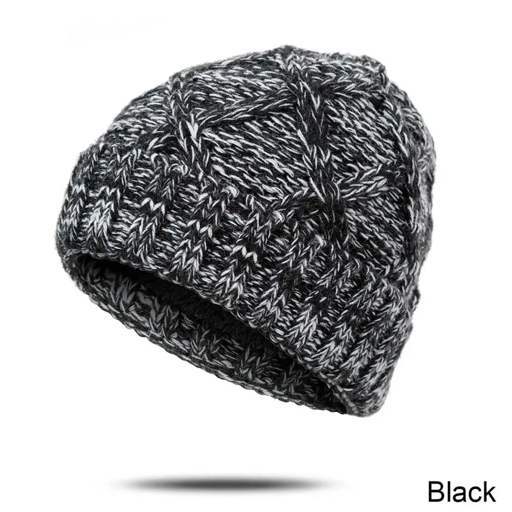ABlack REAKIDS/ осенне-зимний детский головной убор, шапка вязанная, костюмы для мальчиков и девочек, вязаная шапка, шарф, шапка, детский шарф, шапка, комплект - Цвет: ABlack