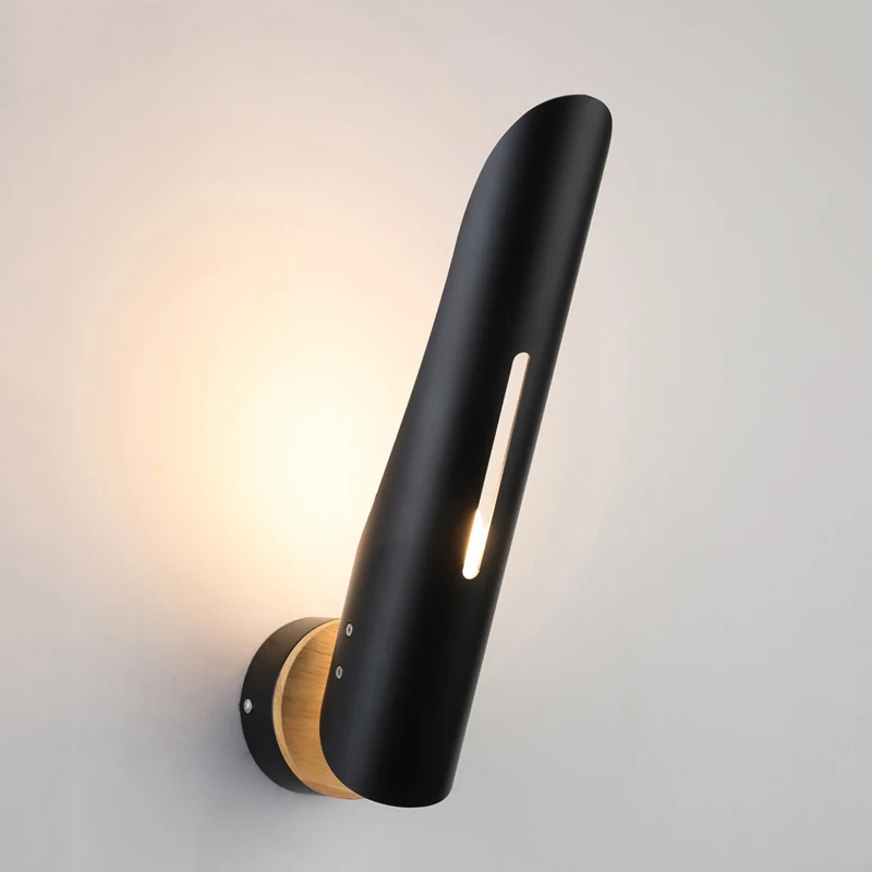 

Nordic Bedroom Bedside Lamp Wall Lamp Simple Modern Aisle Corridor Hotel Background Wall Lamp Adjustable Angle E27 Wall Lights