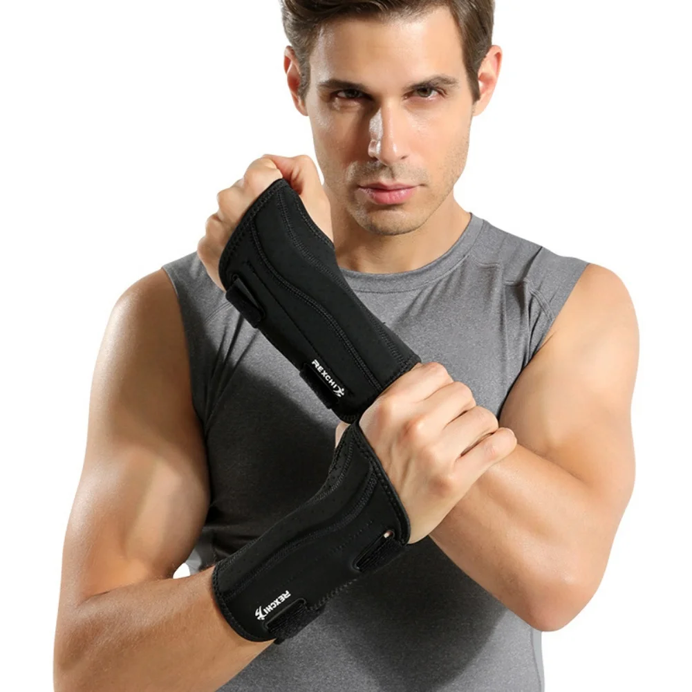

1Pc Fitnes Splint Arthritis Band Belt Carpal Tunnel Wrist Brac Professional Wrist Support Sprain Prevention Wrist Protector