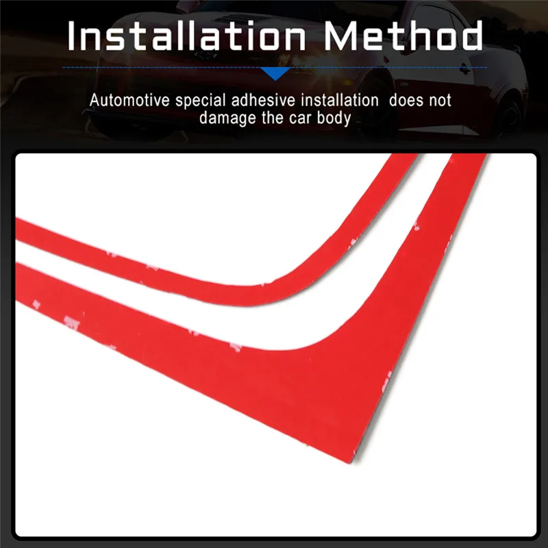 

2PCs Car Accessories Interior Decoration For Dodge Journey 2009-2010 Carbon Fiber Stickers Dashboard Trim Strip Automotive Goods