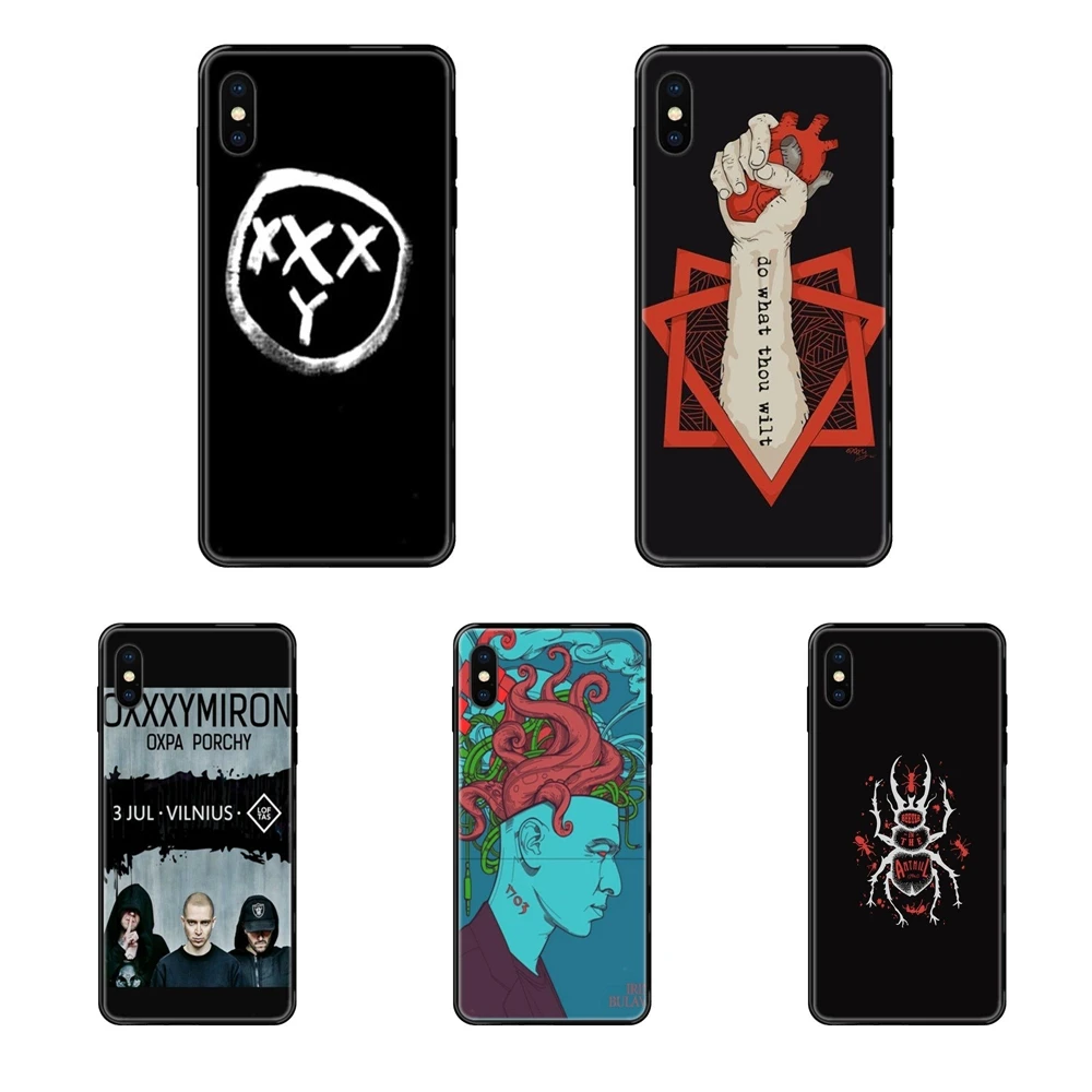 Черный мягкий чехол Oxxxymiron для сотового телефона из тпу Galaxy A70 A71 A70E A5 A6 A7 A8 A10 A10S A20